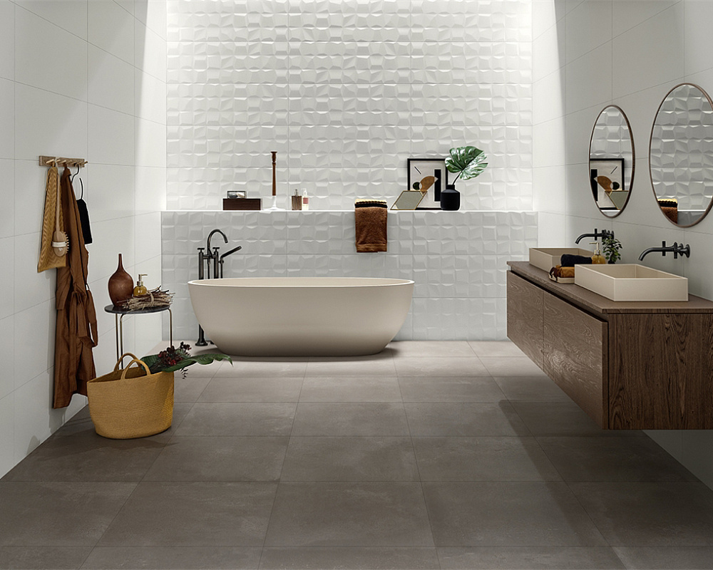 Stellar White Matt Ret 45x120